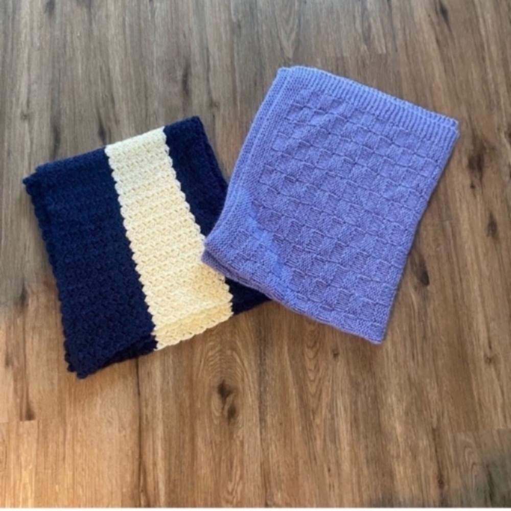Crochet baby blanket bundle